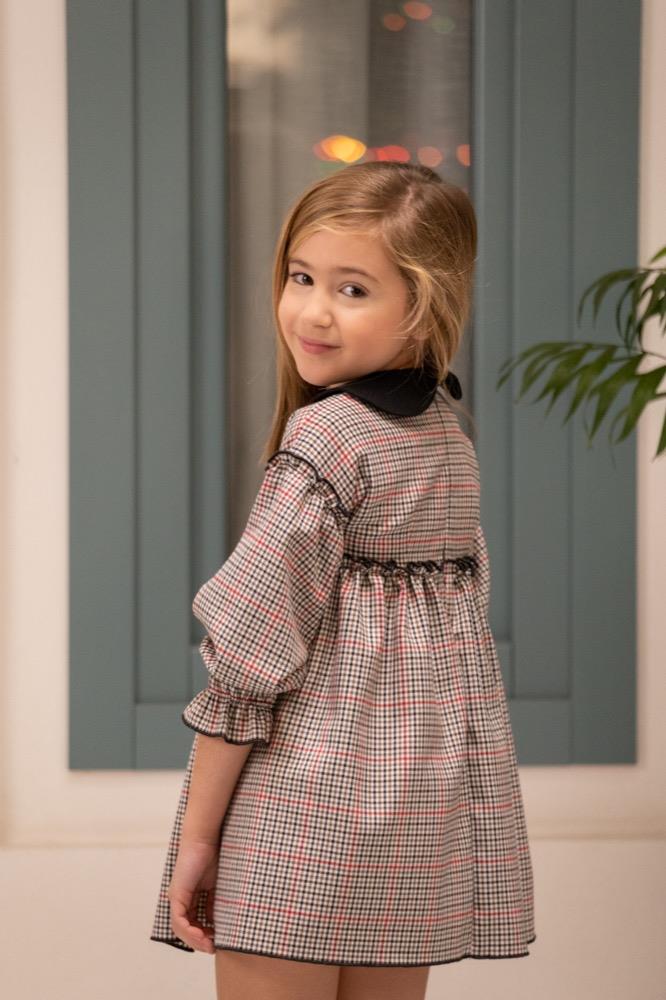 VESTIDO CUADROS PEQUE OS Tienda online de moda infantil