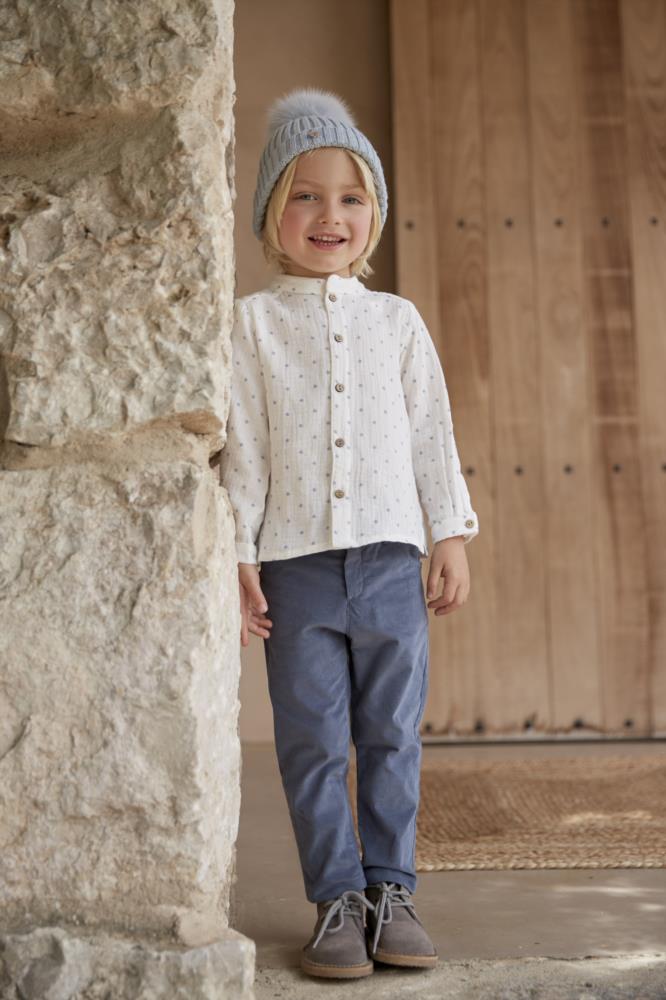 Conjunto camisa y pantalón niño Azur Martin Aranda Otoño Invierno 23