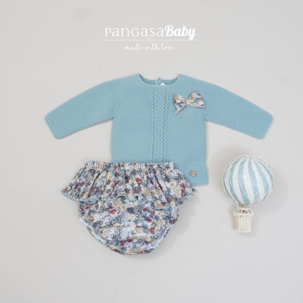 CONJ. BRAGUITA FLORES VOLANTE PANGASA BABY