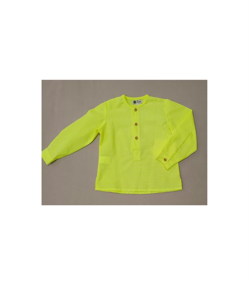  CAMISA NIÑO Amarillo FOSFORITO LAPEPPA primavera verano 24