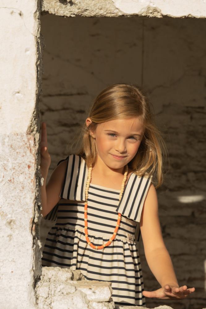 VESTIDO TIRANTES BAHAMAS, de la marca infantil Pilar Batanero para primavera verano 24