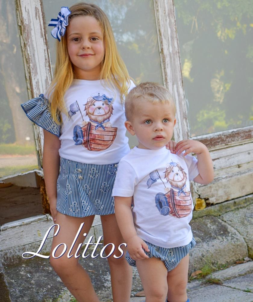 Camiseta 0+cubre Titanic lolittos primavera verano 24