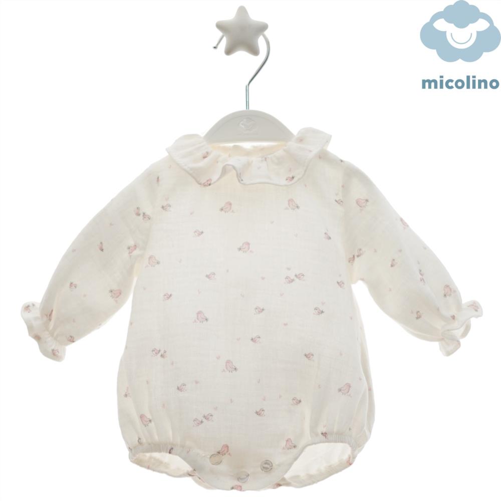 BODY ART.4810 "Familia DULCE" pelele bebe niña micolino otoño invierno