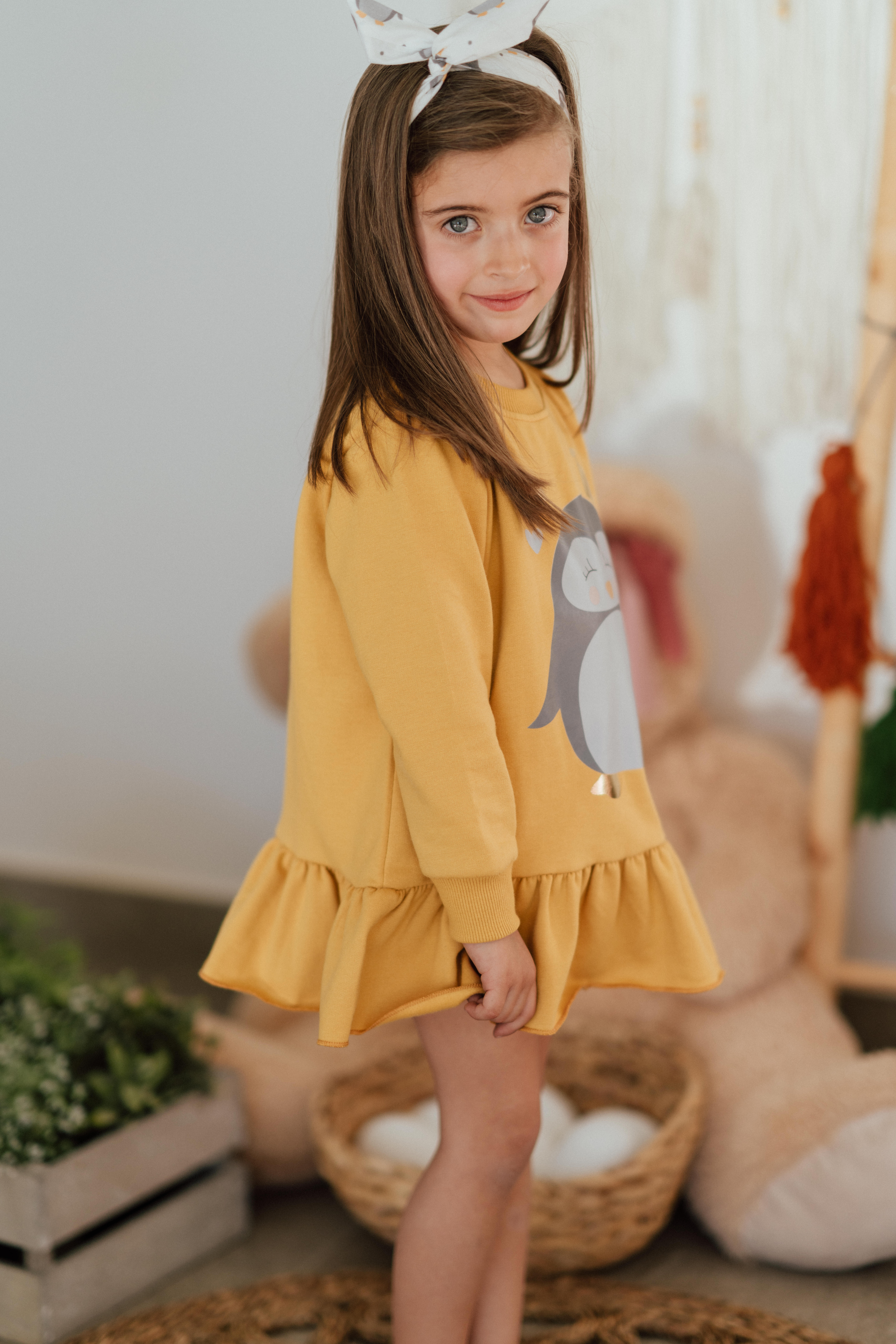  Vestido punto Pinguino mon petit bonbon