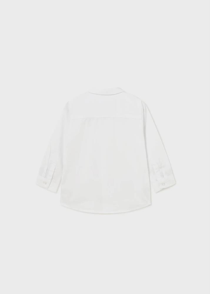 Camisa Better Cotton bebé, tipo oxfort blanca Mayoral, otoño invierno