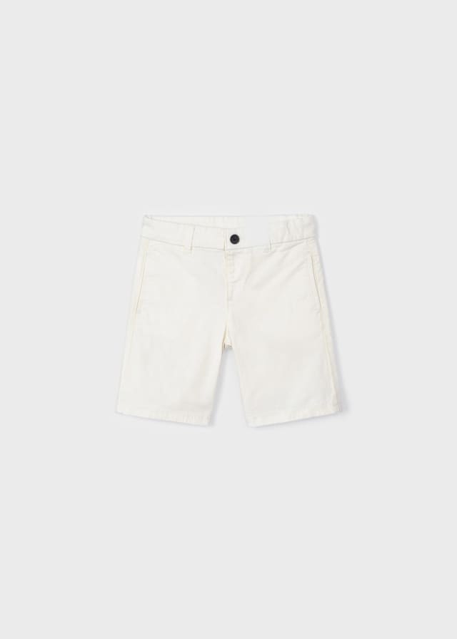 Bermuda chino sarga niño, color crudo de Mayoral