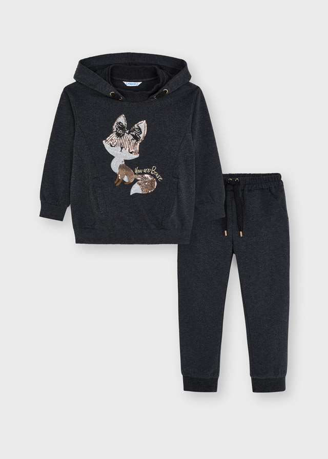 Chandal aplique lentejuelas | Tienda online de infantil
