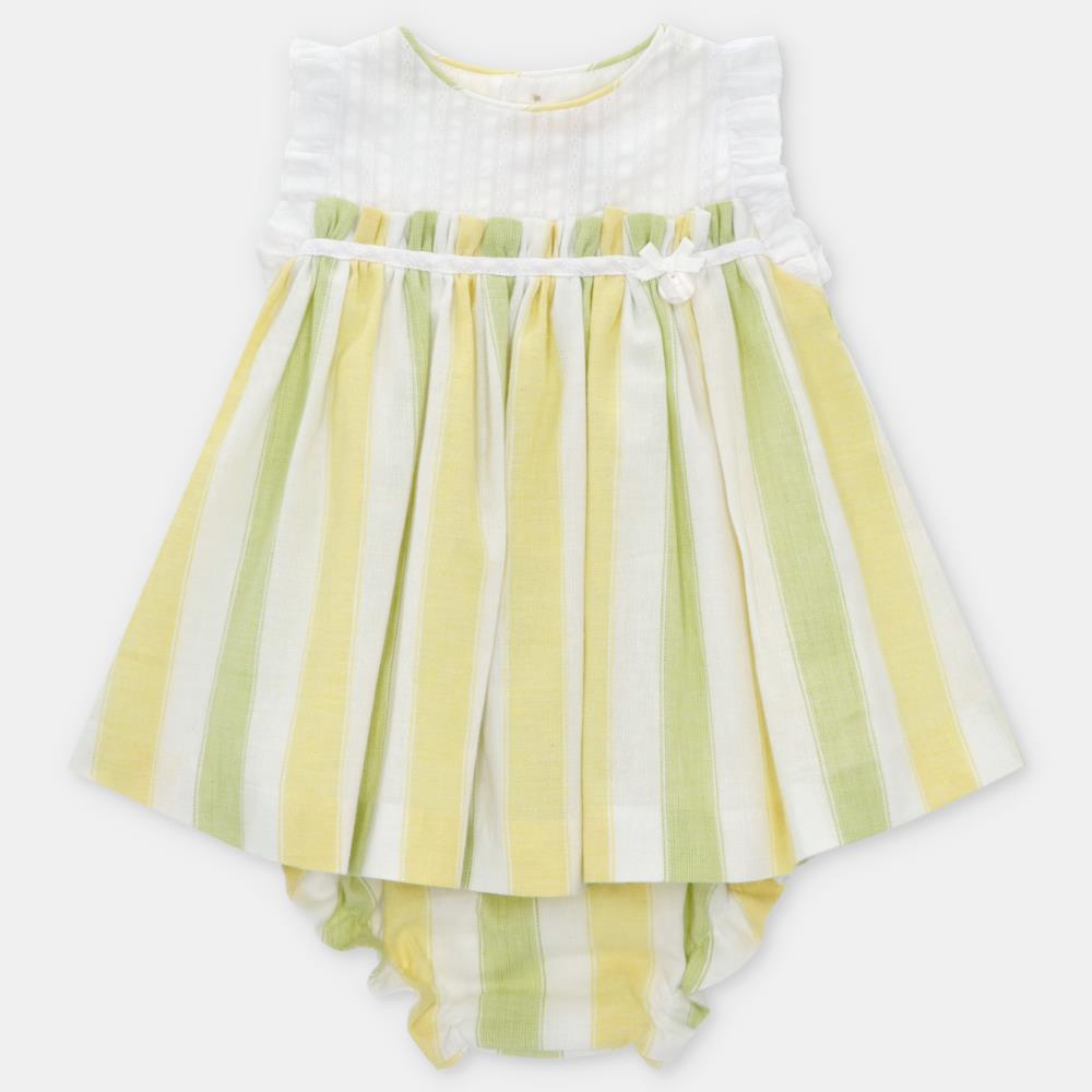 Conjunto  (vestido, braga) tela niña Nice lima Martin Aranda primavera verano 24