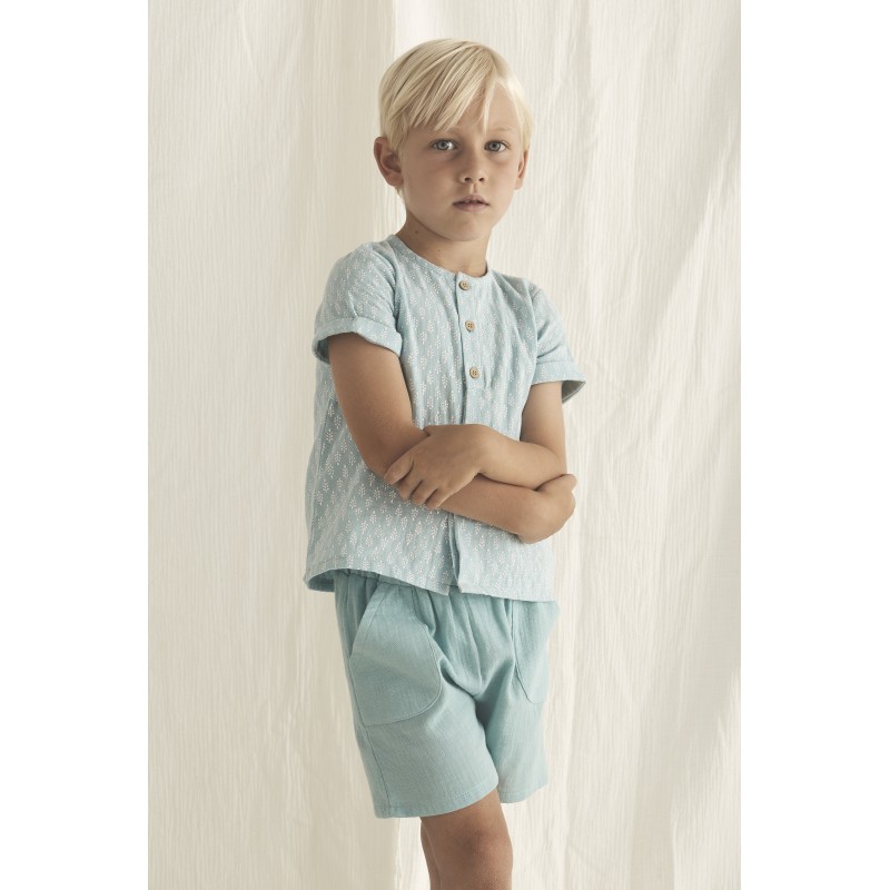 CONJUNTO CORTO + CAMISA FAUNO verde Badidu