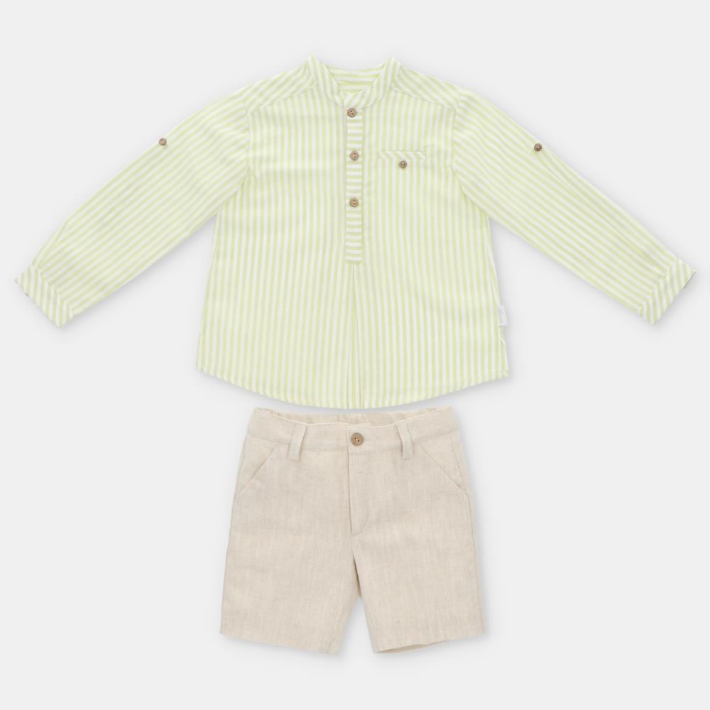 Conjunto (camisa, pantalón) tela niño Nice lima Martín Aranda primavera verano 24