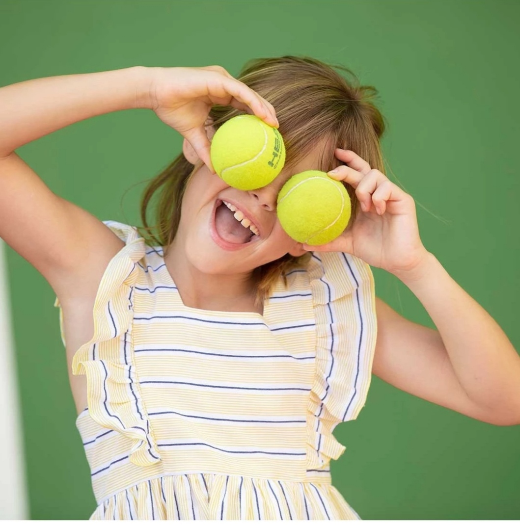 Vestido rayas LEMON BLUE de EVE CHILDREN