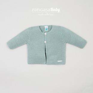 Chaqueta larga verde mint pangasa baby primavera verano 