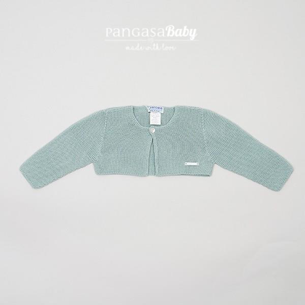Chaqueta Corta Verde Mint Pangasa primavera verano 100%algodon