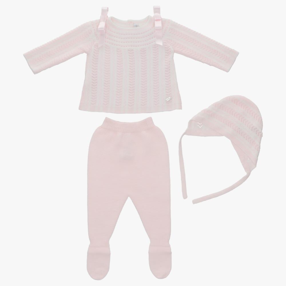 Conjunto punto Boreal rosa bebe martin aranda