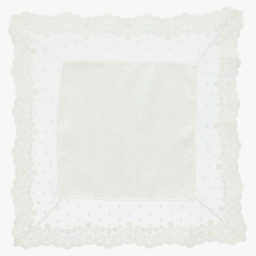 Conjunto de pañuelo y babero de bautizo de martin aranda