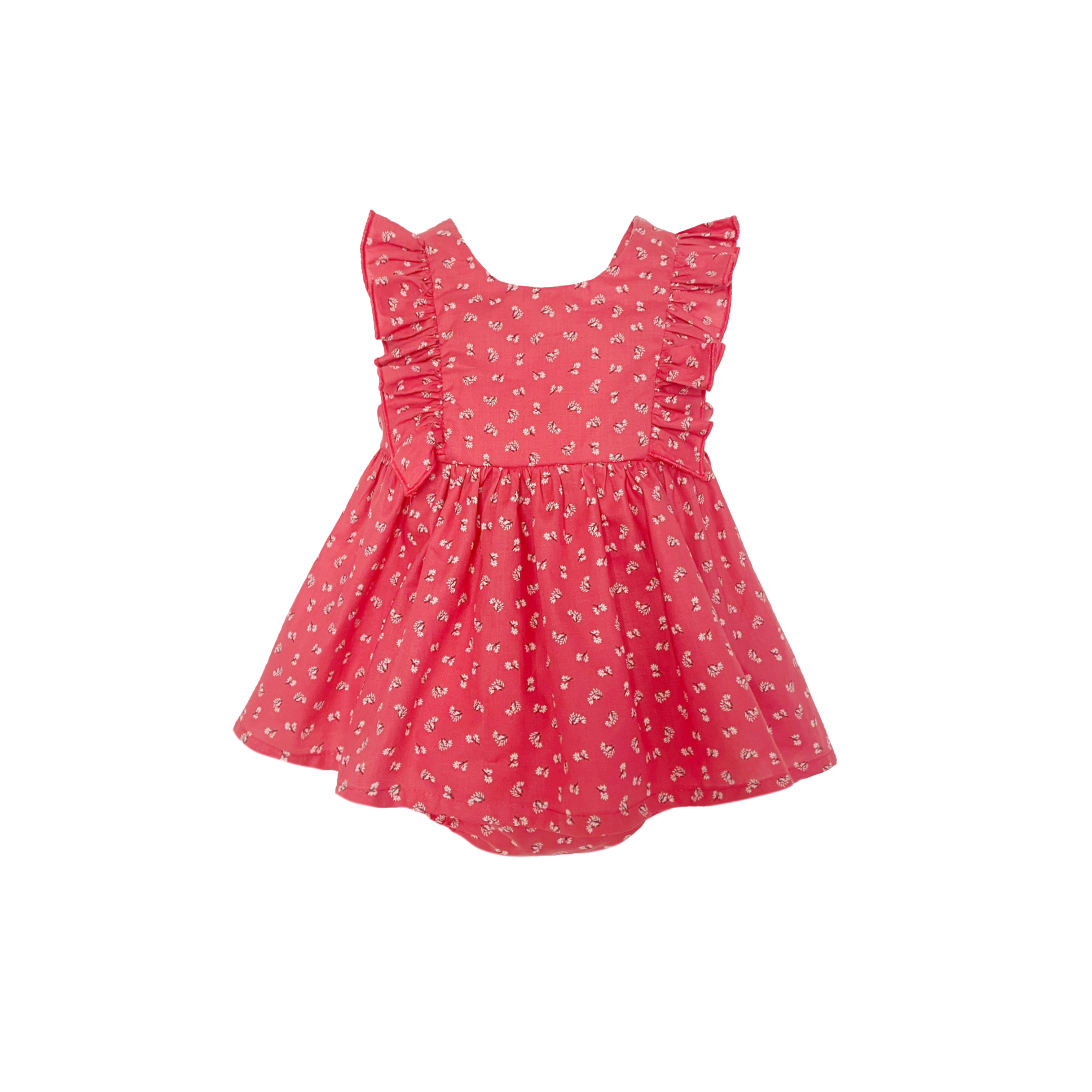 Vestido coral floral CHERRY de EVE CHILDREN