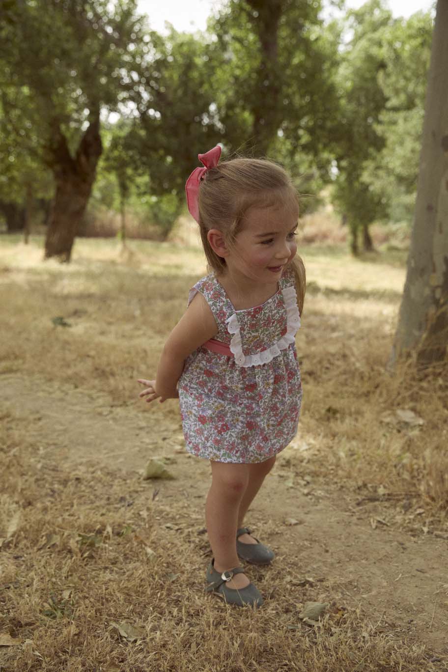 Vestido liberty puntilla ancar